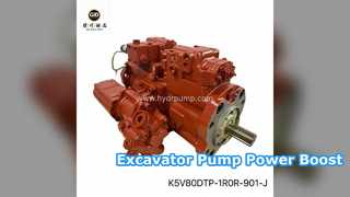 ปั๊มไฮดรอลิกสำหรับรถขุดอัพเกรด K5V80DTP
