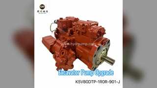 ปั๊มไฮดรอลิกสำหรับรถขุด K5V80DTP สำหรับ 12-15 ตัน